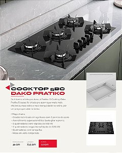 COOKTOP 5BC - DAKO PRATIKO
