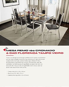 BASE REMO CROMADA (148 X 78CM)
