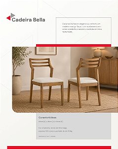 CX C/ 2 CADEIRA BELLA