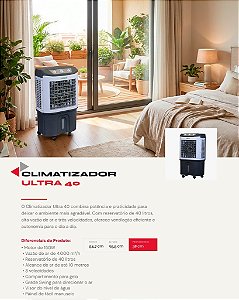 CLIMATIZADOR ULTRA 40LTS