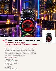 CAIXA AMPLIFICADA - MINI GIGANTE