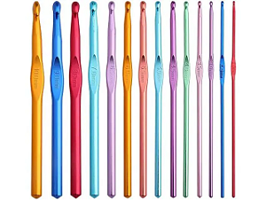 Kit Agulha de Crochê - C/12 Unidades TAM Variados