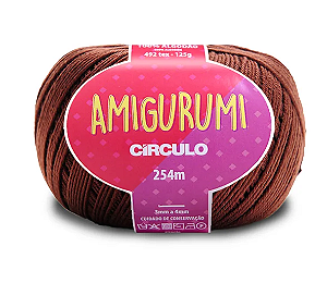 AMIGURUMI CÍRCULO 125g - BRIGADEIRO - 7569