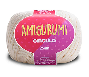 AMIGURUMI CÍRCULO 125g - OFF WHITE - 8176