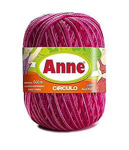 LINHA ANNE MULTICOLOR 500m CÍRCULO - FLOR - 9427#