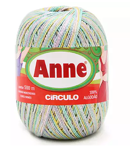 LINHA ANNE MULTICOLOR 500m CÍRCULO - MARSHMALLOW - 9327