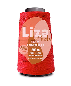 LINHA LIZA GROSSA CÍRCULO - CARMIM - 3559