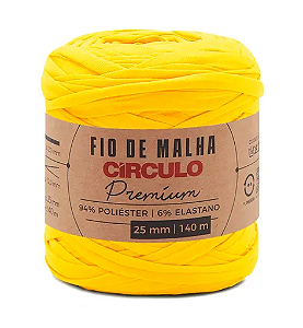 FIO DE MALHA PREMIUM CÍRCULO - CANÁRIO - 1289