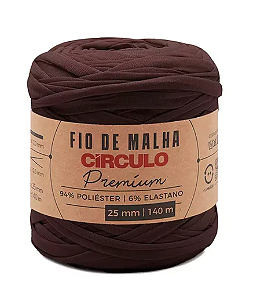 FIO DE MALHA PREMIUM CÍRCULO - CHOCOLATE - 7288