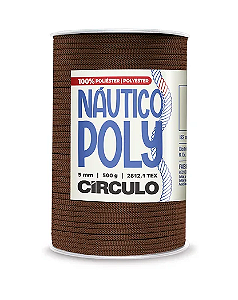 FIO NAÚTICO POLY CÍRCULO 5mm - 500g - CHOCOLATE - 7382