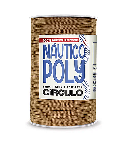 FIO NAÚTICO POLY CÍRCULO 5mm - 500g - CRAFT - 7148