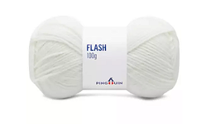 Fio Flash Pingouin 100g - 0002 Branco