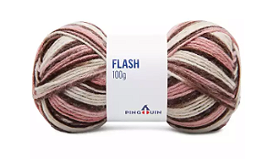 Fio Flash Pingouin 100g - 6042 Rosaça