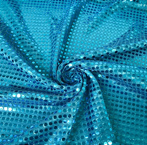 Tecido Paetex Azul Turquesa