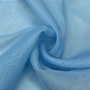 Tecido Voil Azul Bebê