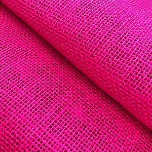 Tecido Juta Rosa Pink