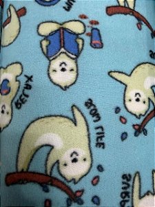Tecido Soft Estampado Bicho Preguiça