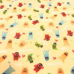 Tecido Soft Estampado Monstrinhos