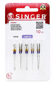 AGULHA DOMÉSTICA ESPECIAL - #2045 - 100/16 (BLISTER COM 10 UNID)