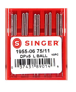AGULHA INDUSTRIAL CABO GROSSO - #1955 - 75/11 (BLISTER COM 10 UNID)