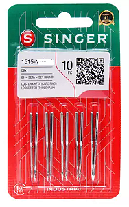 AGULHA INDUSTRIAL CABO FINO - #1515 - 130/21 (BLISTER COM 10 UNID)