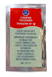 AGULHA DE BORDAR PONTO CRUZ - N°13 - ENVELOPE COM 10 UNID