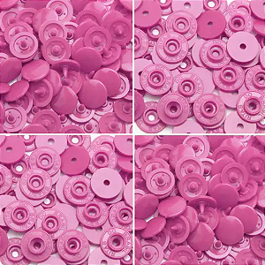 BOTÃO DE PRESSÃO RITAS N°12 - PINK 33