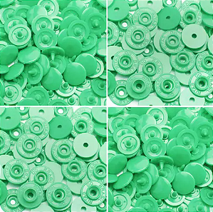 BOTÃO DE PRESSÃO RITAS N°12 - VERDE CÍTRICO 91