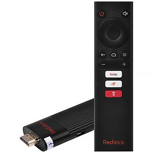 Receptor Red Play Redstick 2 4K Ultra HD com Wi-Fi - Preto - BondOfertas