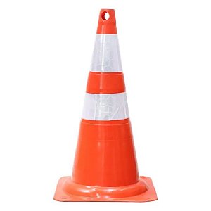 CONE FLEXÍVEL 75 CM REFLETIVO PLASTCOR