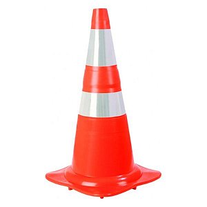 CONE  FLEXÍVEL REFLETIVO 75 CM FORTSINAL