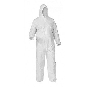 MACACÃO SEGURANÇA BRANCO 111 LAMINADO TIPO 6 CA 45613 ANSELL