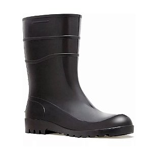 BOTA PVC PRETA CANO CURTO CA 38200 FUJIWARA