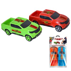 Kit 2 Caminhonete Picape Brinquedo Infantil Menino Cores Sortidas