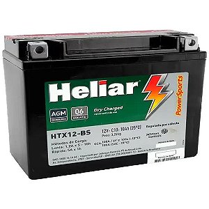 BATERIA HTX12-BS SH 300 CITYCOM 300 HELIAR