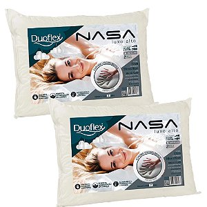 Kit 2 Travesseiros Nasa Alto Duoflex