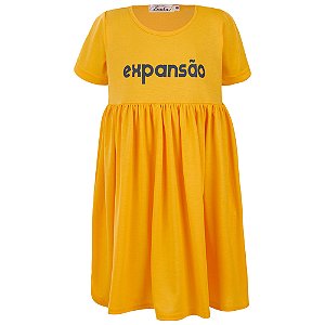 Vestido Malha Amarelo Expansão