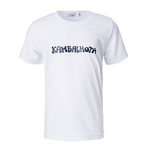 Camiseta Manga Curta Poliviscose Branca Kambalhota