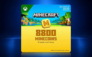 Gift Card Minecraft 8800 Minecoins