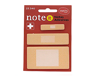 Bloco De Notas Adesivas Band Molin