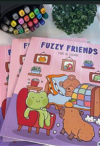 Livro de Colorir FUZZY FRIENDS - CIRANDA - UND