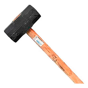 Marreta 10kg Com Cabo de Madeira Tenace