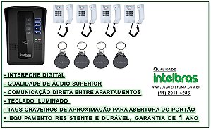 Interfone Condomínio 4 Apartamentos