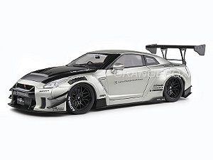 Nissan GT-R (R35) 2020 Liberty Walk Body Kit 2.0 1:18 Solido Cinza