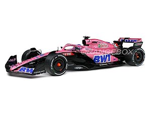 Fórmula 1 Alpine A522 Fernando Alonso Gp Bahrain 2022 1:18 Solido