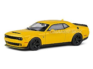 Dodge Challenger Demon 2018 1:43 Solido Amarelo