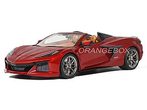 Chevrolet Corvette C8 convertible 2022 1:18 GT Spirit Vermelho