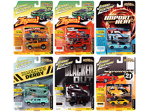 Caixa c/ 06  - Street Freak 2021 Release 3 Set B 1:64 Johnny Lightning