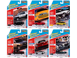 Caixa c/ 06  - Classic Gold 2022 Release 3 Set B 1:64 Johnny Lightning