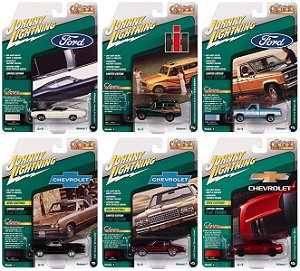 Caixa c/ 06  - Classic Gold 2022 Release 1 Set A 1:64 Johnny Lightning